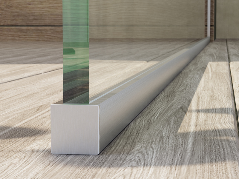 Wasserburg VETRO Padlóprofil 8mm, 120 cm, vágható