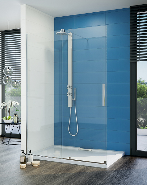 TWIN Walk-in zuhanyajtó, 120cm