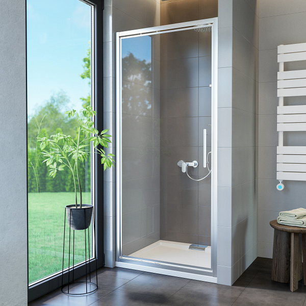 OPTIDOOR zuhanyajtó 6mm 90x195cm króm