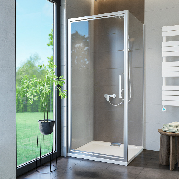 OPTIDOOR zuhanyfal 6mm 80x195cm króm